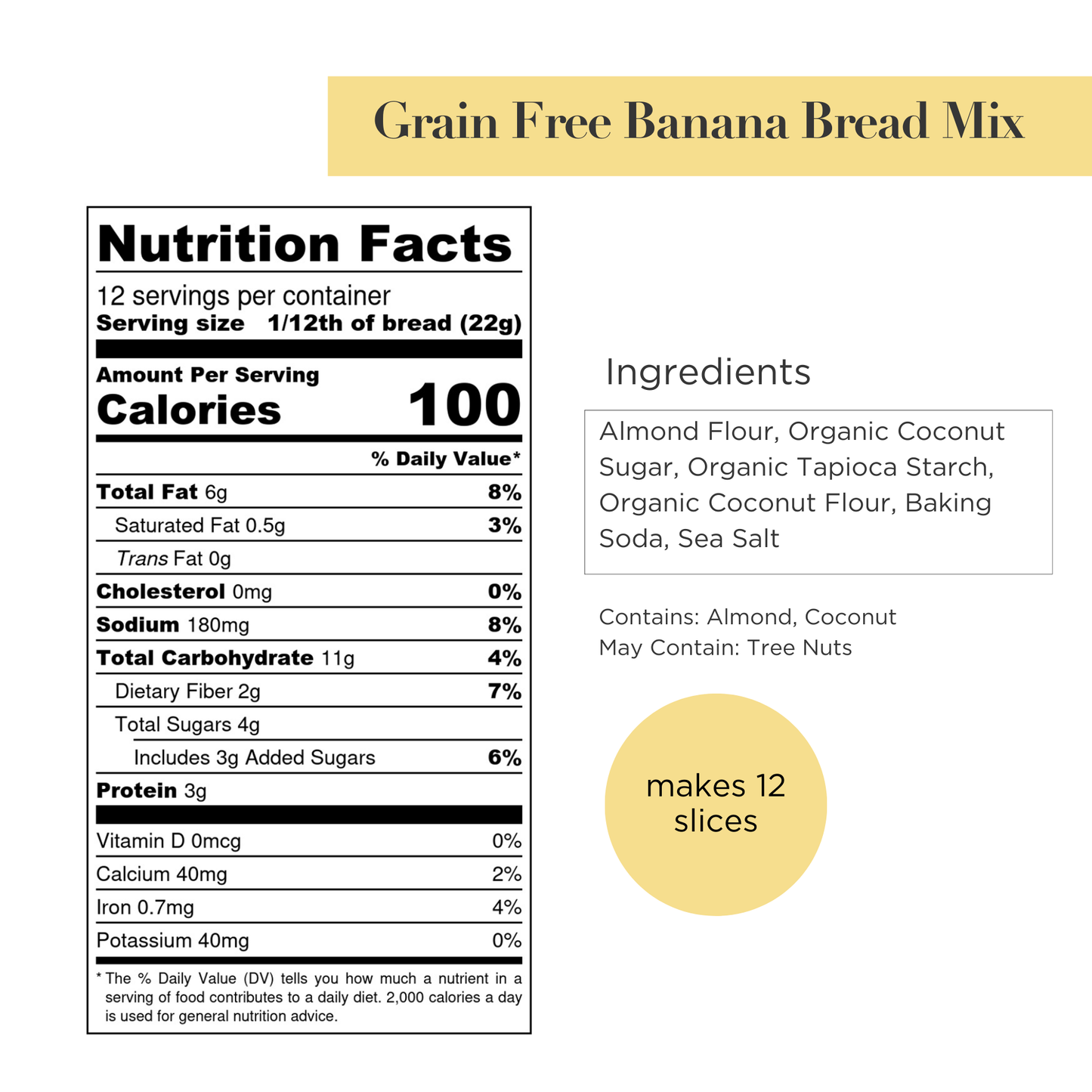 Stellar Eats Banana Bread + Muffin Mix