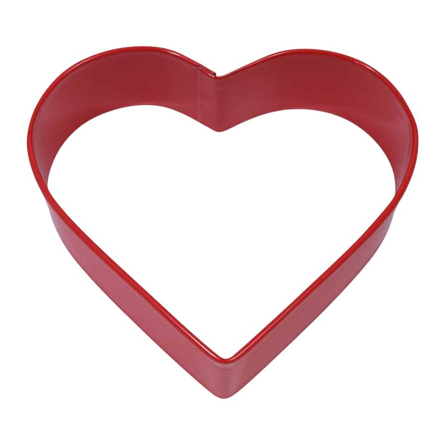 Heart Cookie Cutter Red, 3.25"
