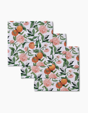 Geometry - Peony For Your Thoughts Dishcloth Set