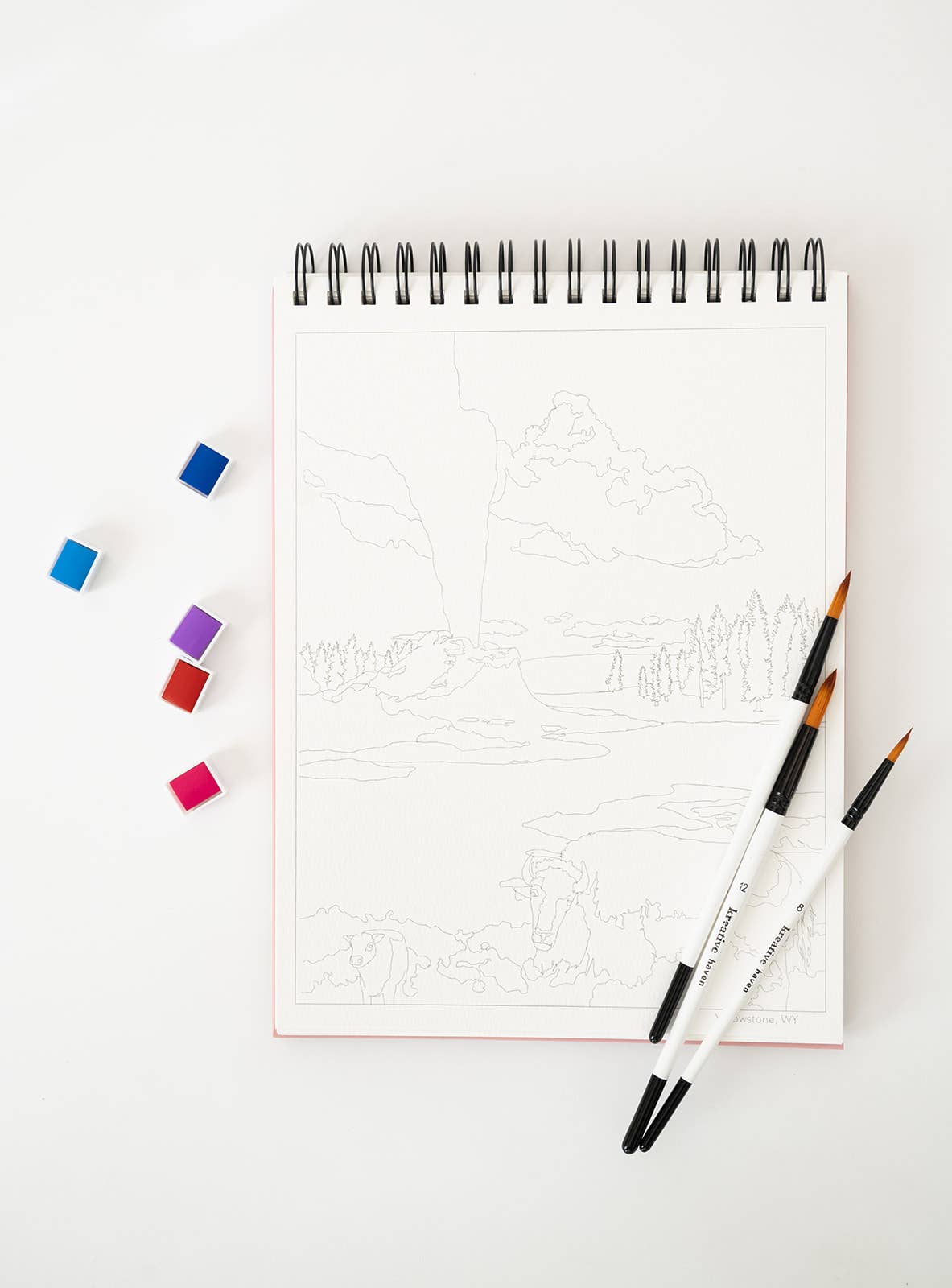 Bailey Rae Studio National Parks Watercoloring Book