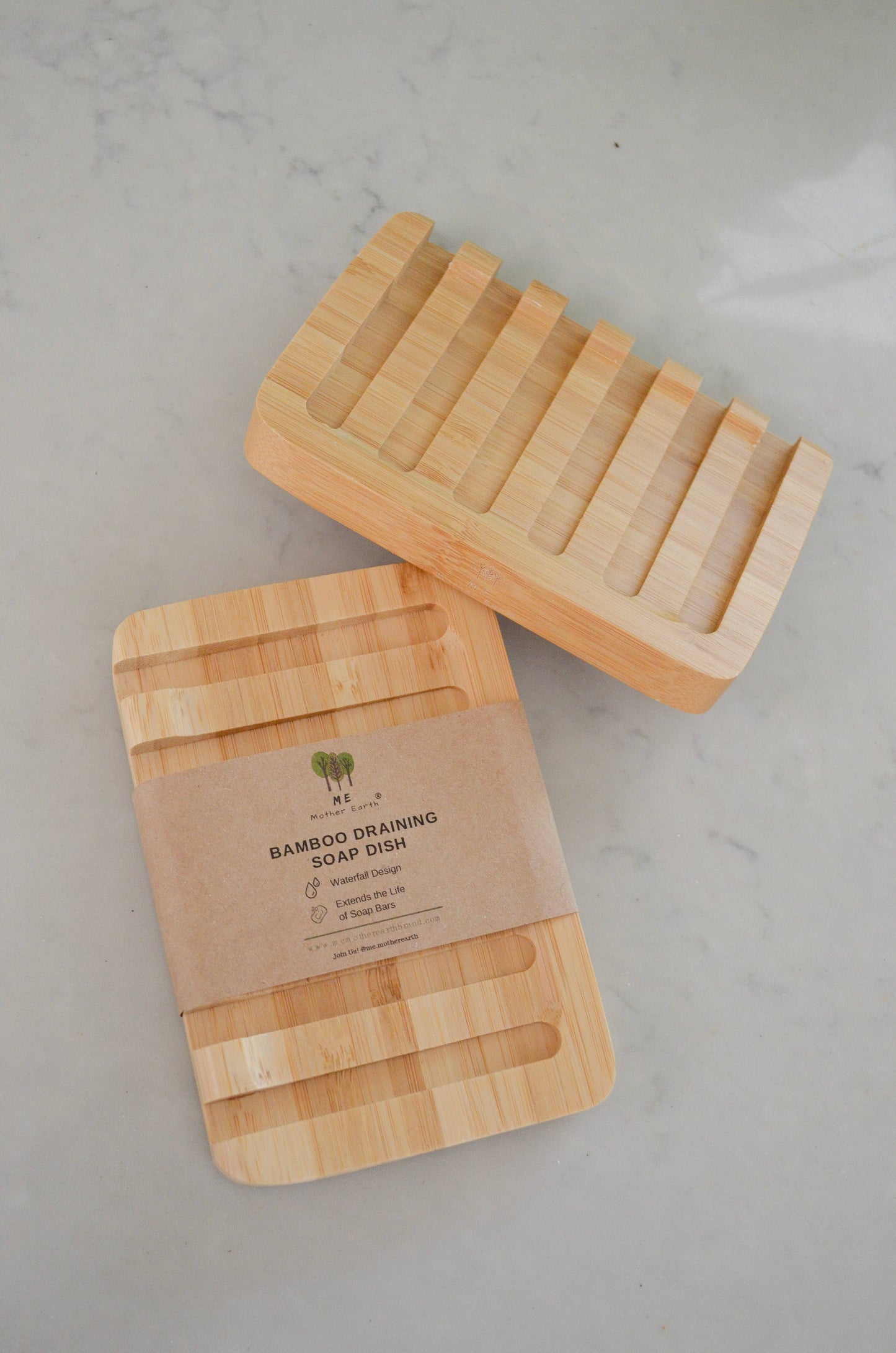Me Mother Earth Bamboo Draining Soap Dish
