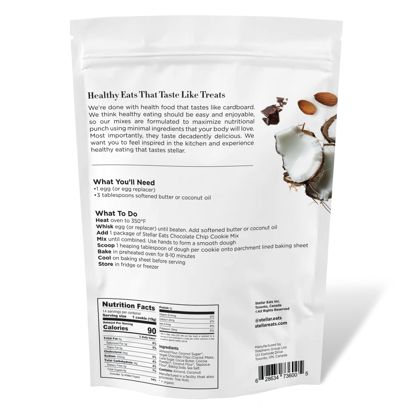 Stellar Eats Chocolate Chip Cookie Mix