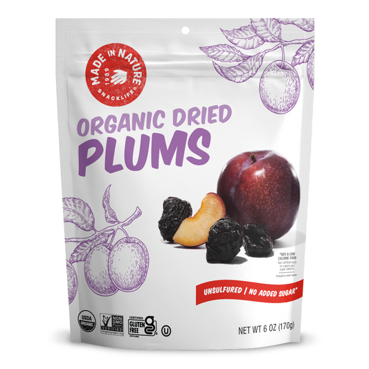 Made In Nature Dried Plums, 6oz