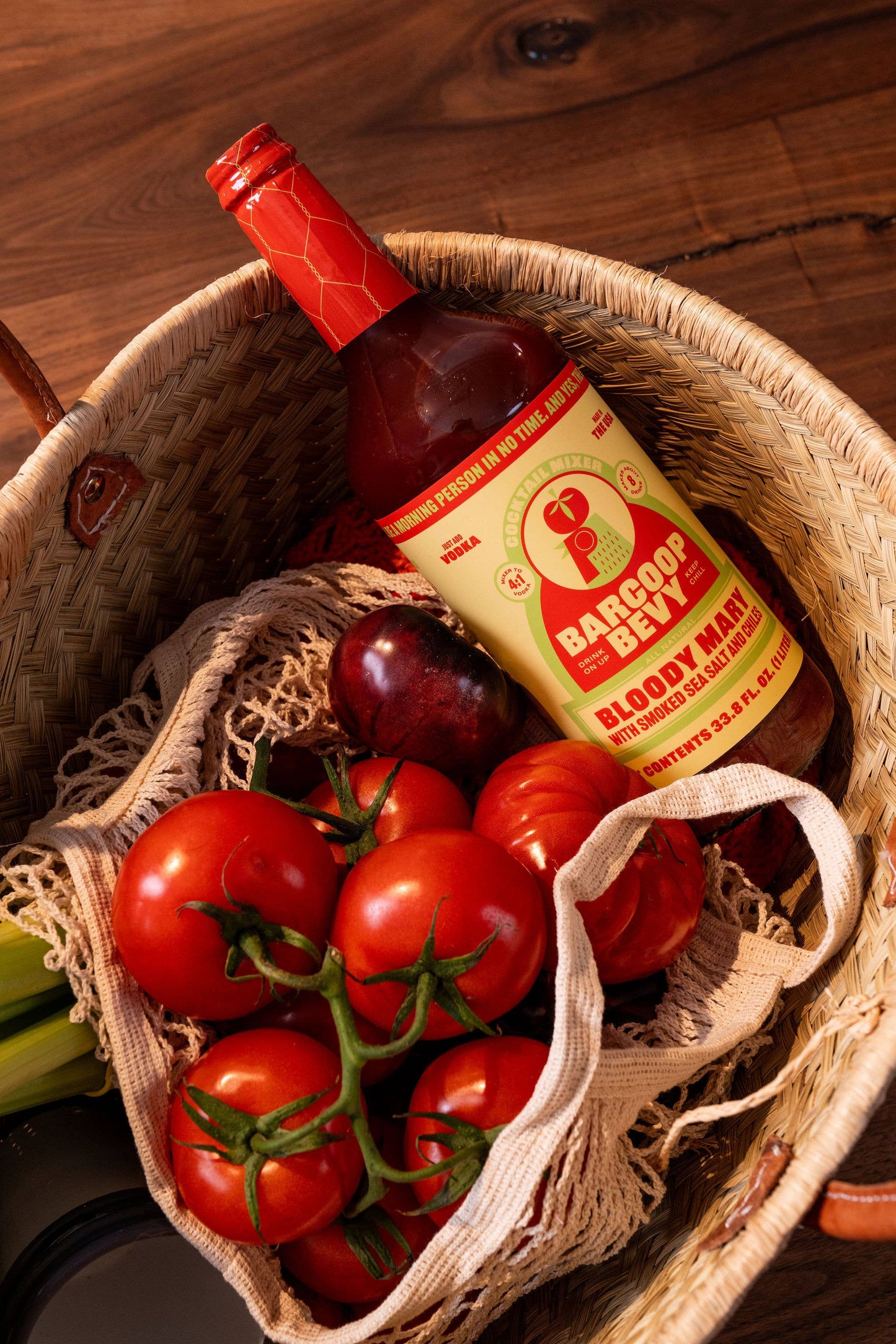 Bittermilk Bottling Co. Bloody Mary with Smoked Sea Salt and Chiles Cocktail Mixer, 1L