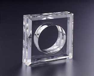 Acrylic Square Napkin Ring