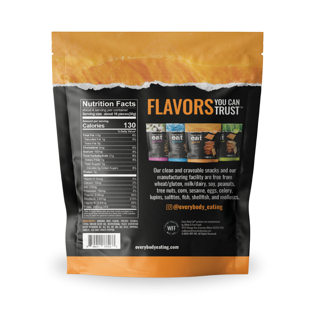 Every Body Eat® Cheese-Less Snack Thins, 4oz