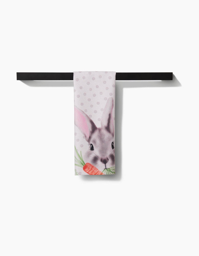 Geometry - Polka Dot Bunny Tea Towel