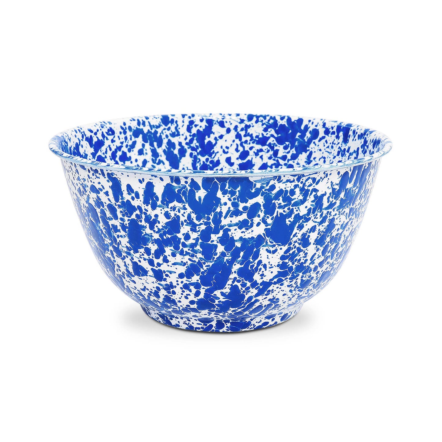 Crow Canyon Home Splatter Enamelware Large Salad Bowl