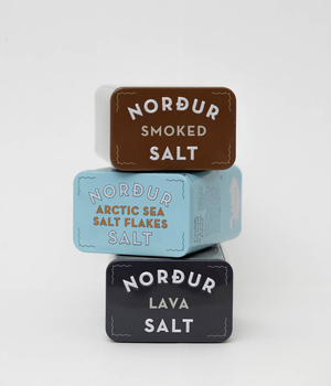 Nordur Salt Sea Salt Lava Tin, 3.5 oz