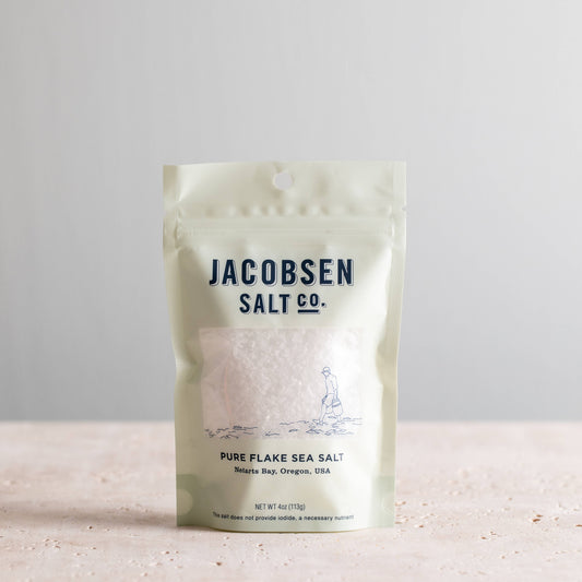 Jacobsen Salt Pure Flake Sea Salt, 4 oz bag