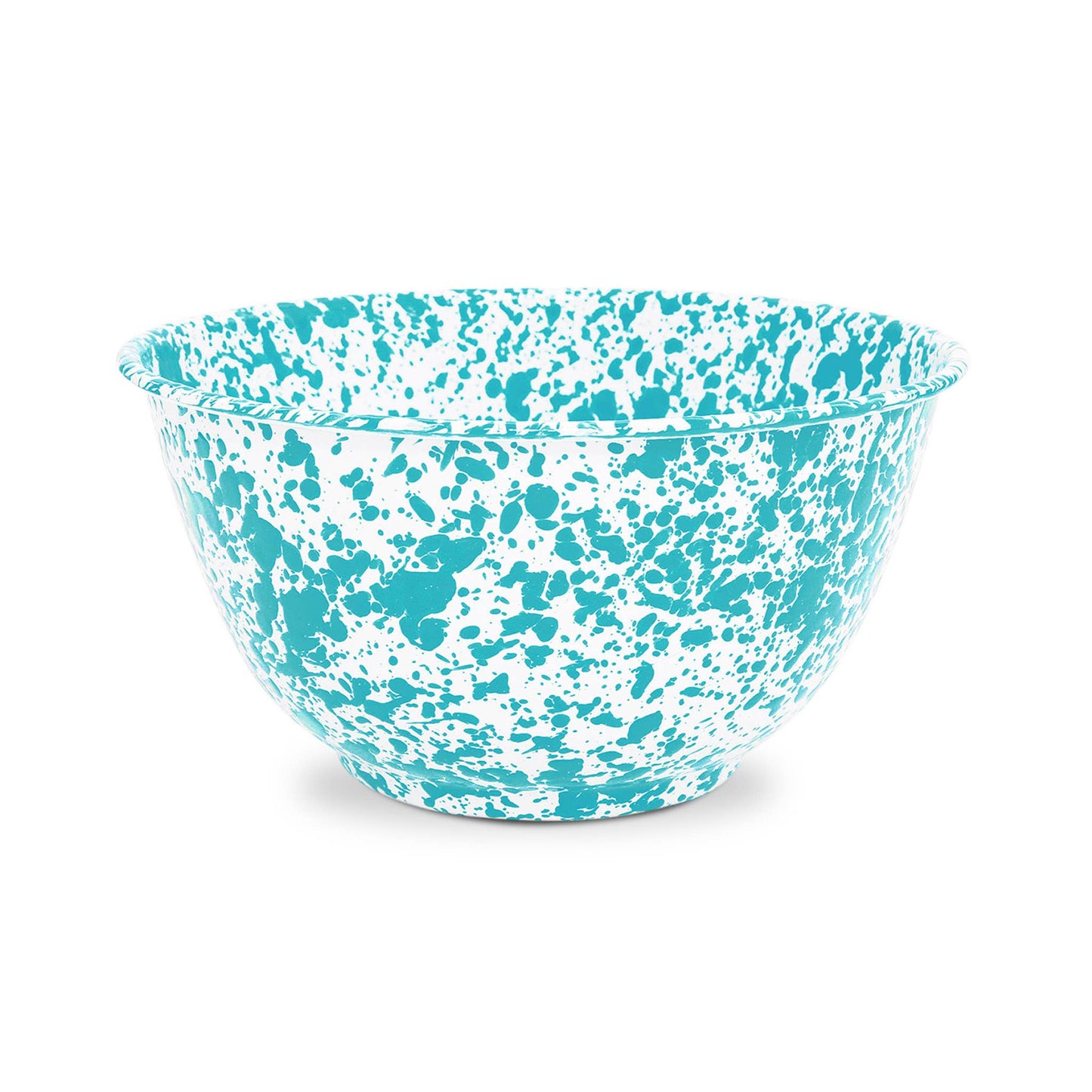 Crow Canyon Home Splatter Enamelware Large Salad Bowl