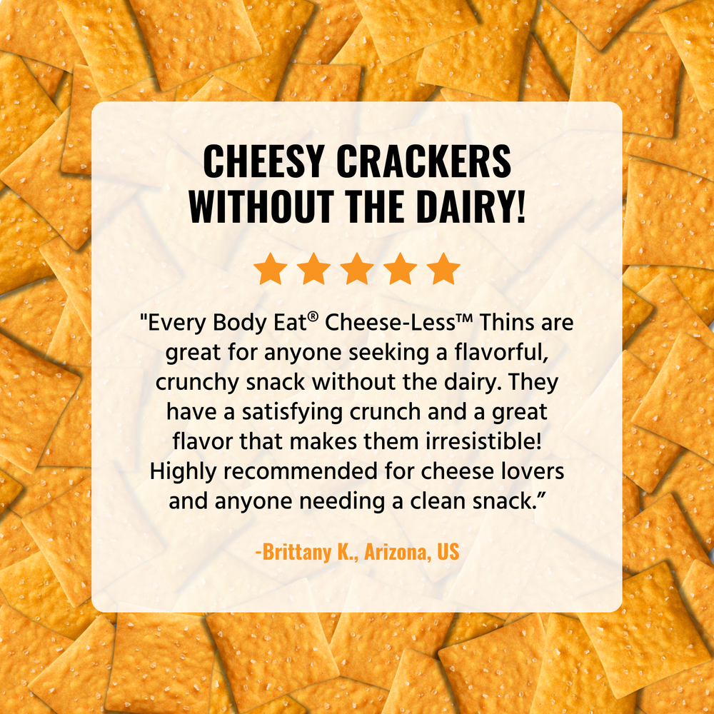 Every Body Eat® Cheese-Less Snack Thins, 4oz