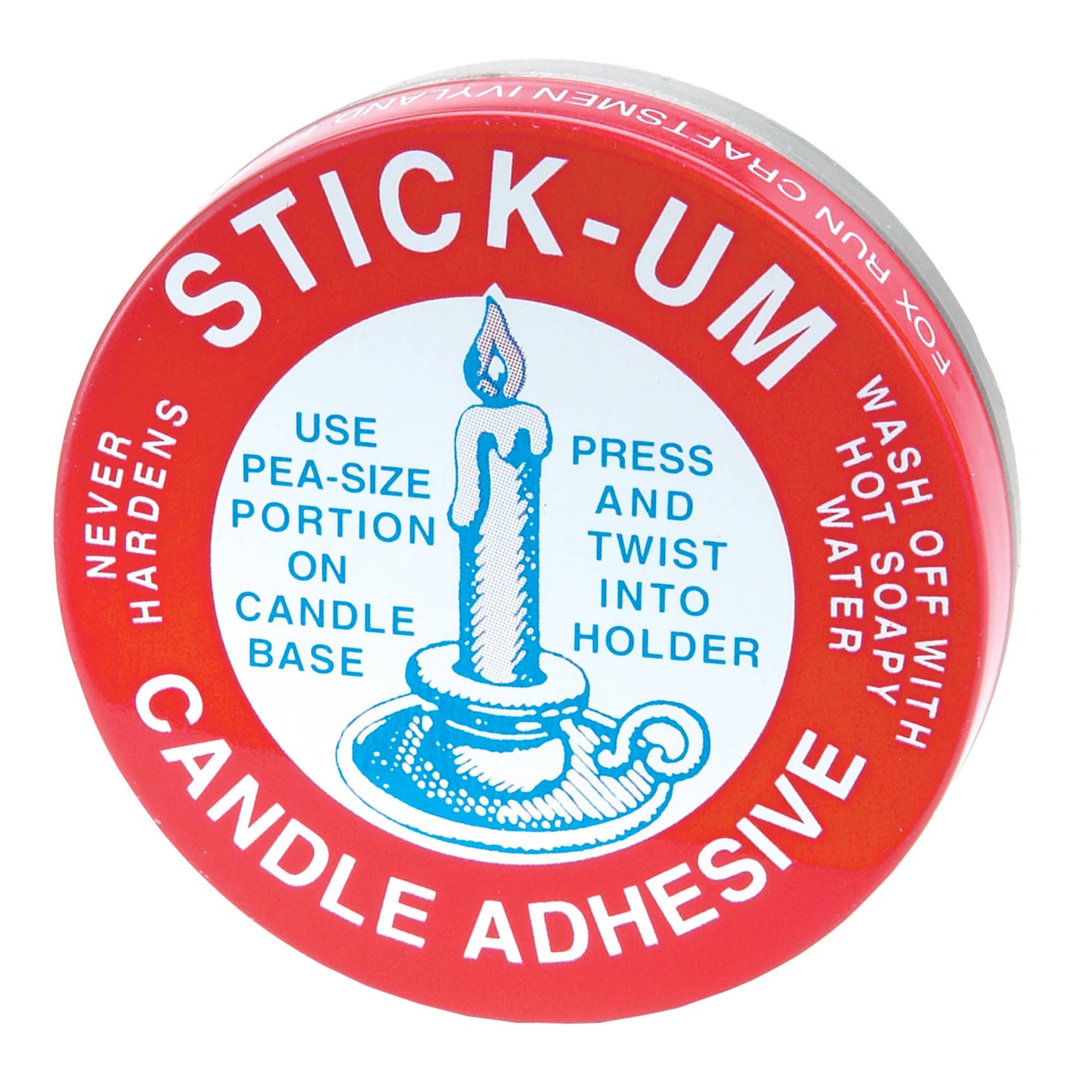 Fox Run Stick-Um Candle Adhesive, 0.5 oz