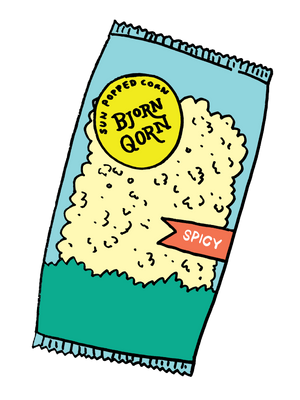 BjornQorn Spicy, 3 oz