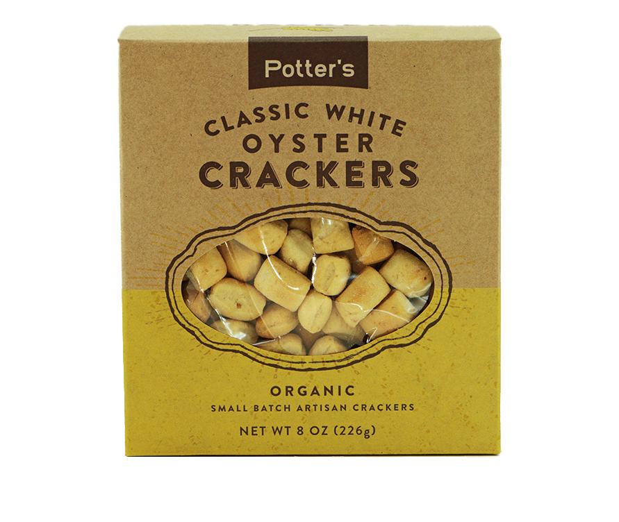 Potter's Crackers Organic Classic White Oyster Crackers