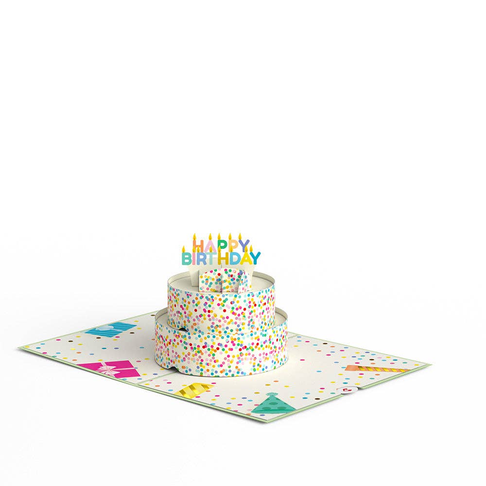 Lovepop Sprinkles Birthday Cake Pop-Up Card