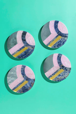 Provence Marble Coasters