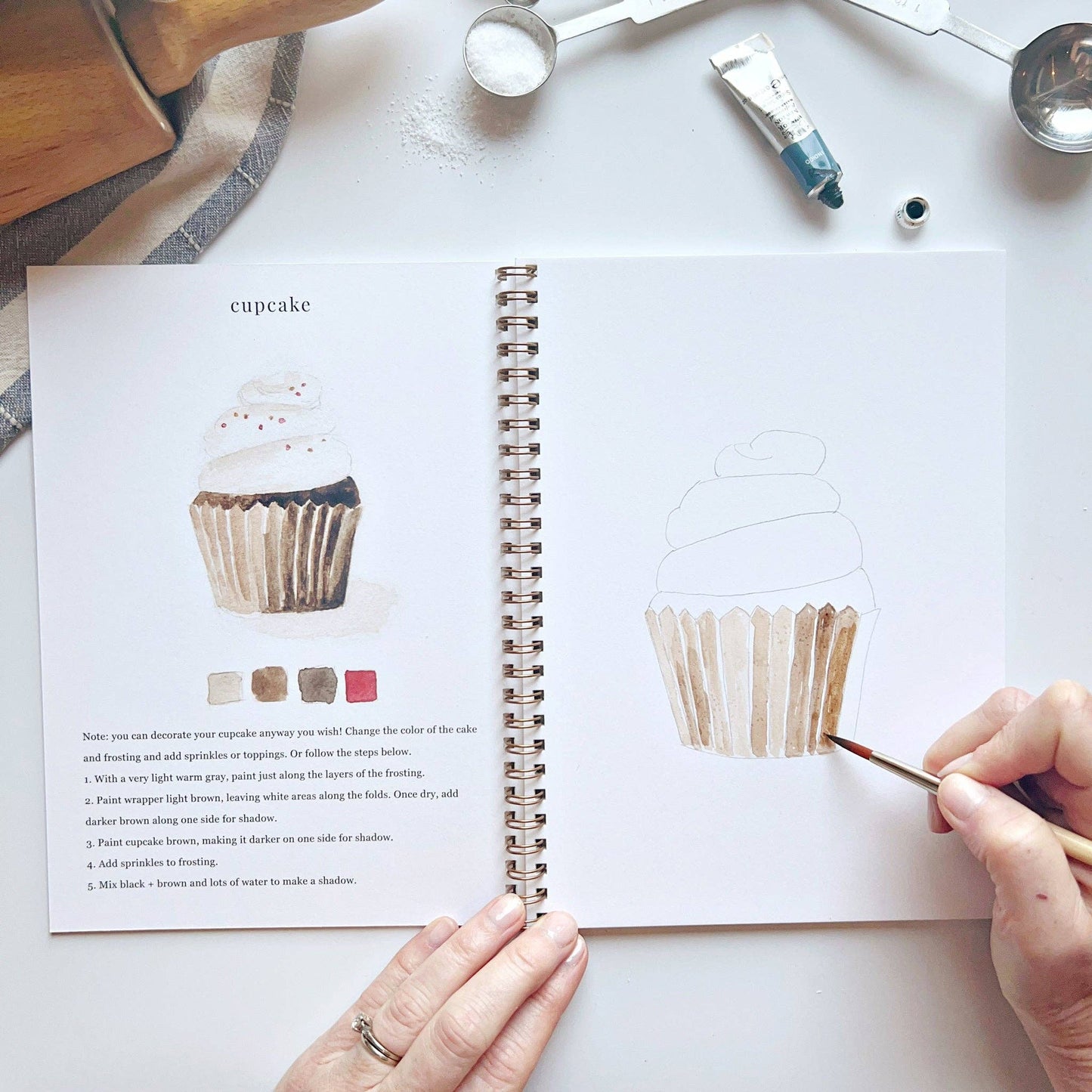 emily lex studio Baking Watercolor Workbook