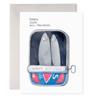 E. Frances Paper - Sardines Birthday | Birthday Card