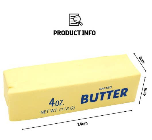 K-Wonderland - Butter Stress Ball – Soft & Slow-Rebound Squishy Toy