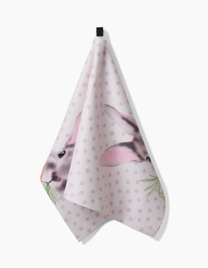 Geometry - Polka Dot Bunny Tea Towel