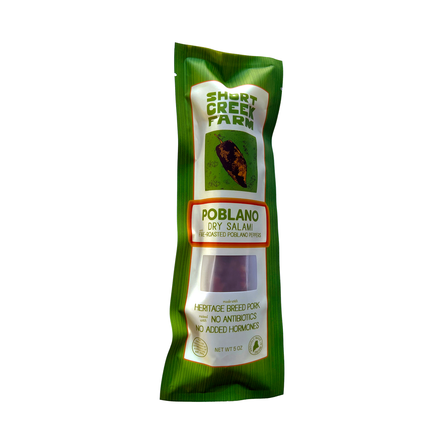 Short Creek Farm Poblano Salami