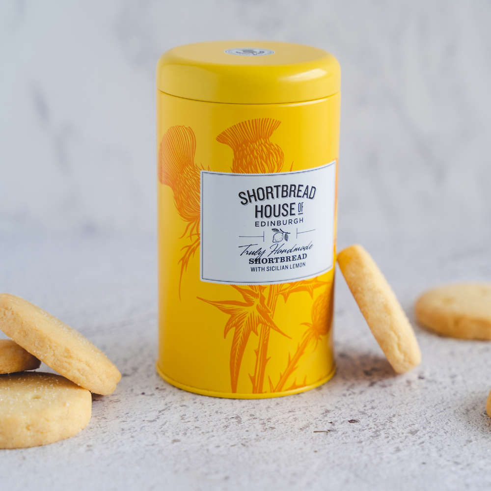 Shortbread House of Edinburgh - Shortbread House Sicilian Lemon Biscuit Tin 140g MP12