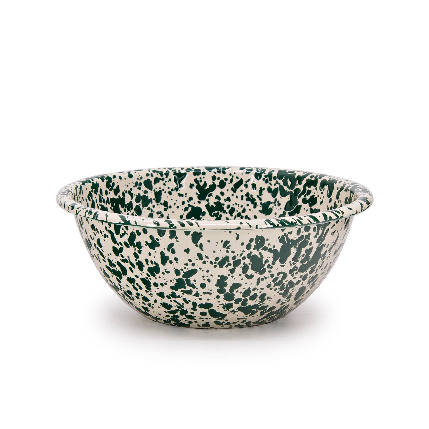 Crow Canyon Home Splatter Enamelware Small Serving Bowl