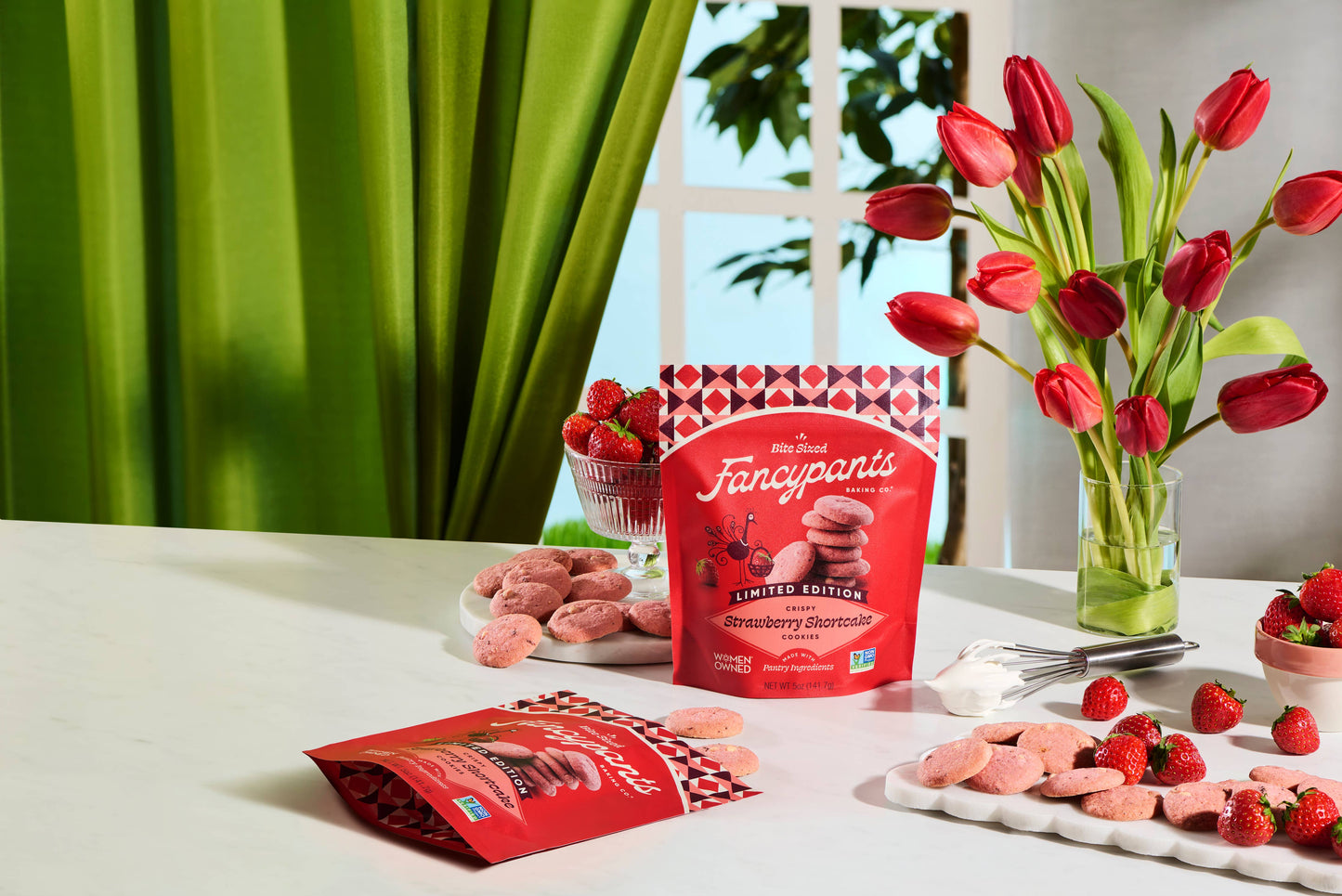 Fancypants Baking Strawberry Shortcake Cookies, 5 OZ