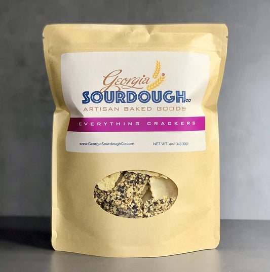 Georgia Sourdough Everything Crackers, 6oz