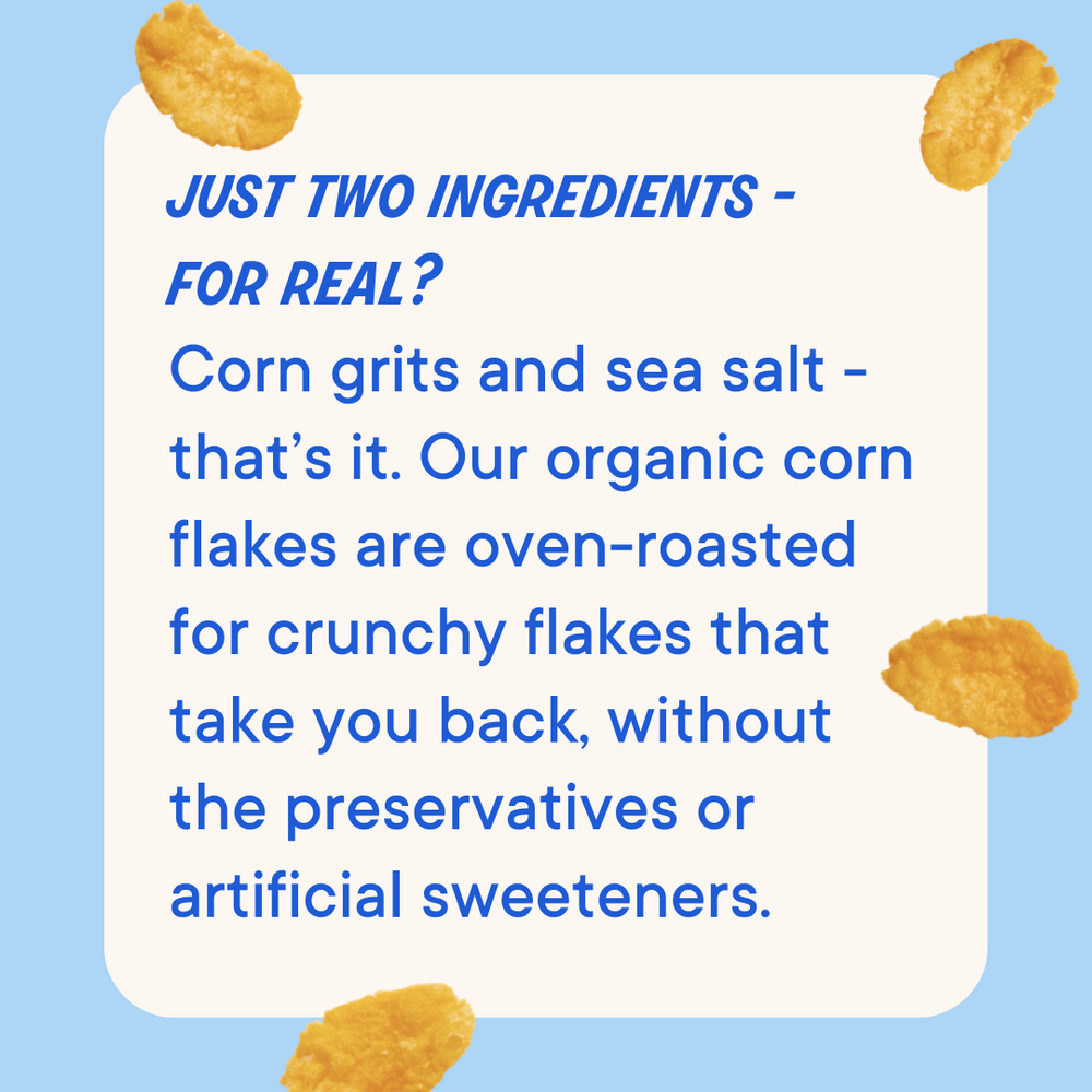 The Real Cereal Company Organic Corn Flakes