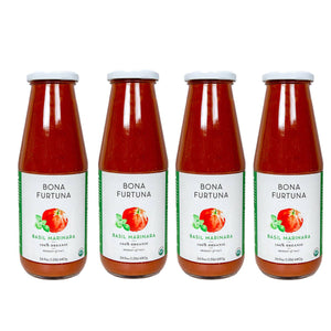 Bona Furtuna Organic Basil Marinara Pasta Sauce