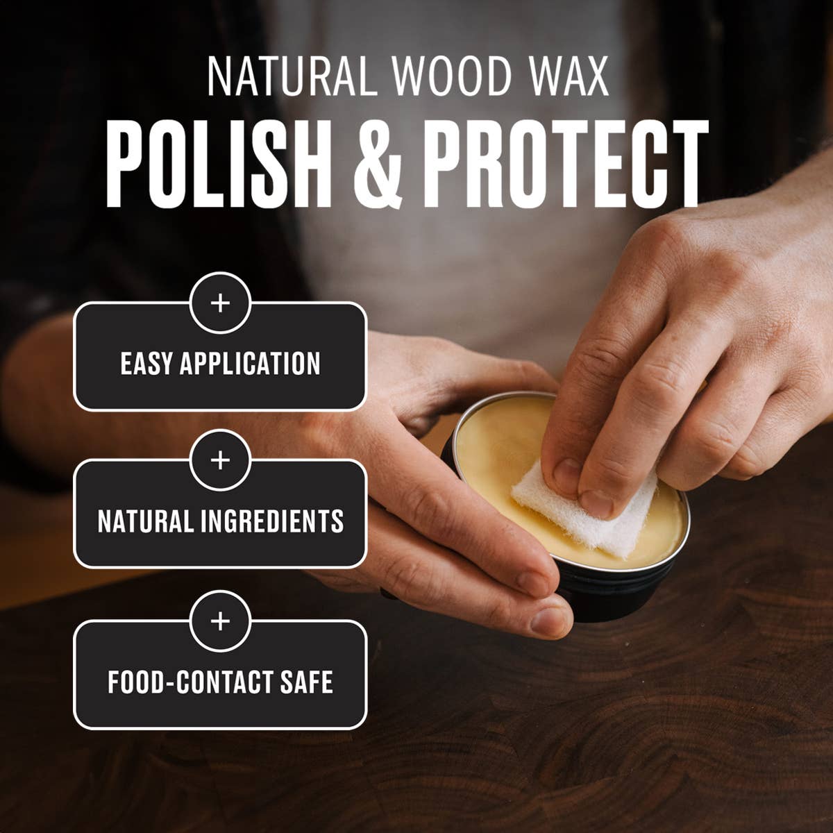 Walrus Oil Wood Wax for Cutting Boards, .75 oz.