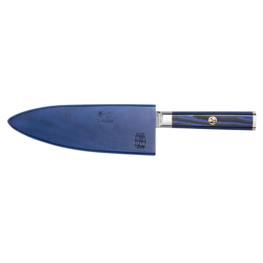 Cangshan KITA Blue Chef’s Knife with Sheath, 6”
