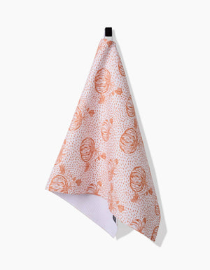 Geometry - Pumpkin Field Tea Towel