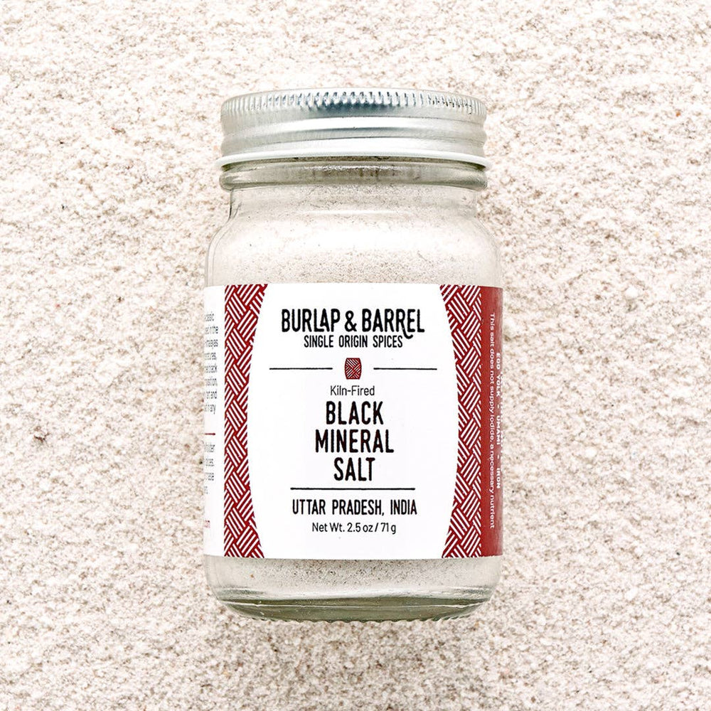 Burlap & Barrel - Black Mineral Salt (Kala namak) - Single Origin Spice