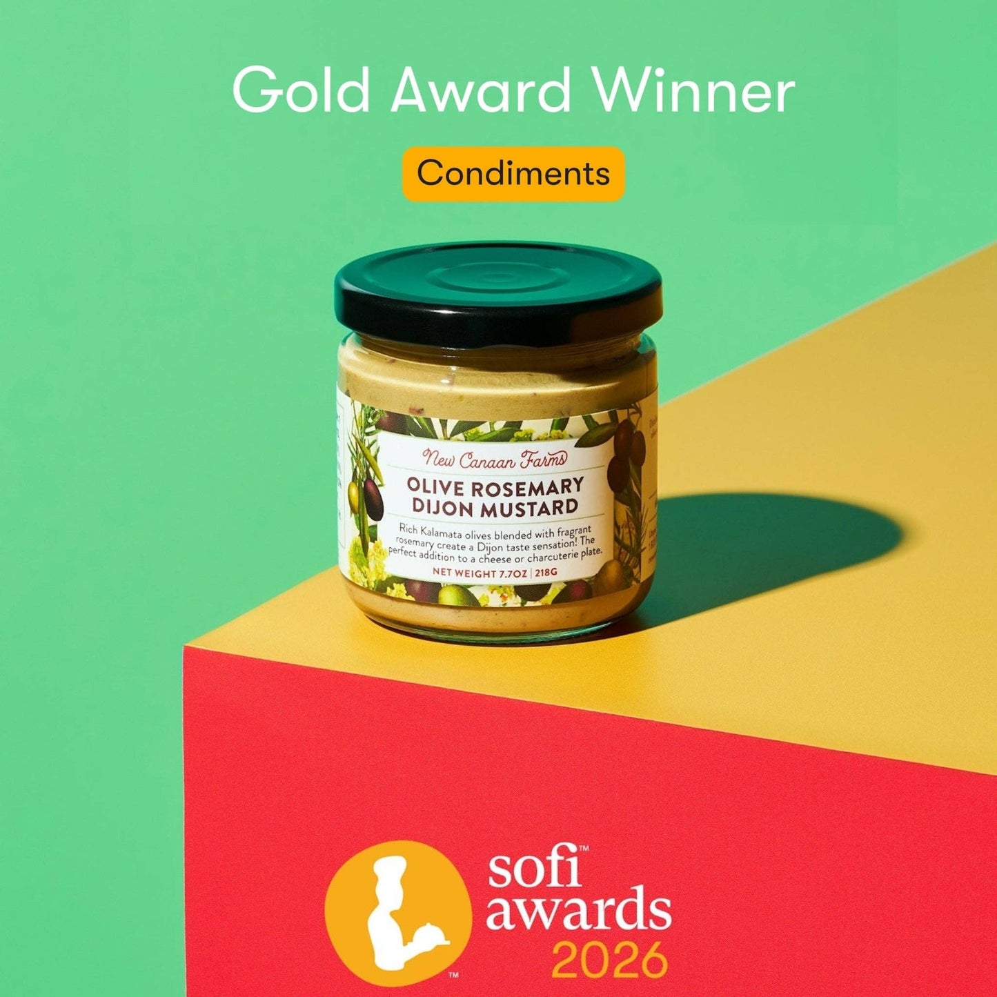 New Canaan Farms - Olive Rosemary Dijon Mustard