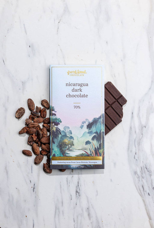 French Broad Chocolate - Nicaragua Chocolate Bar 70% - 60g