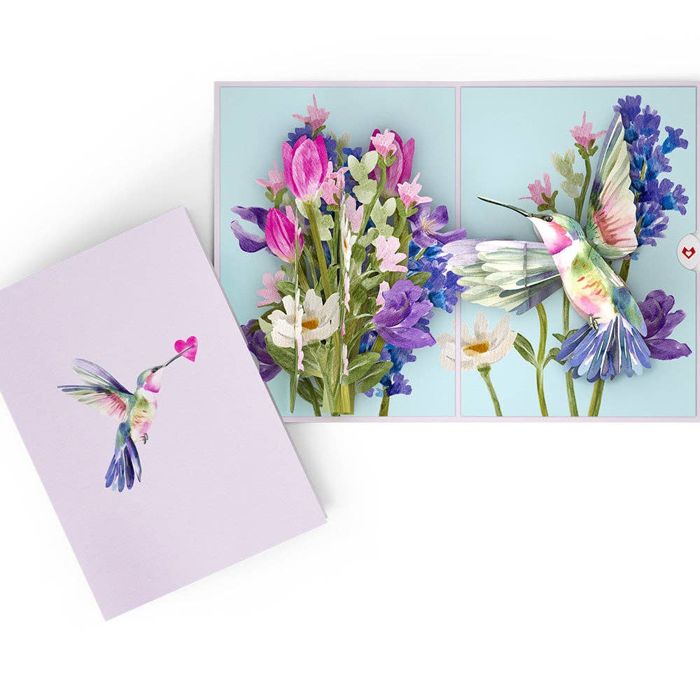 Lovepop Love in Bloom Hummingbird Pop-Up Card