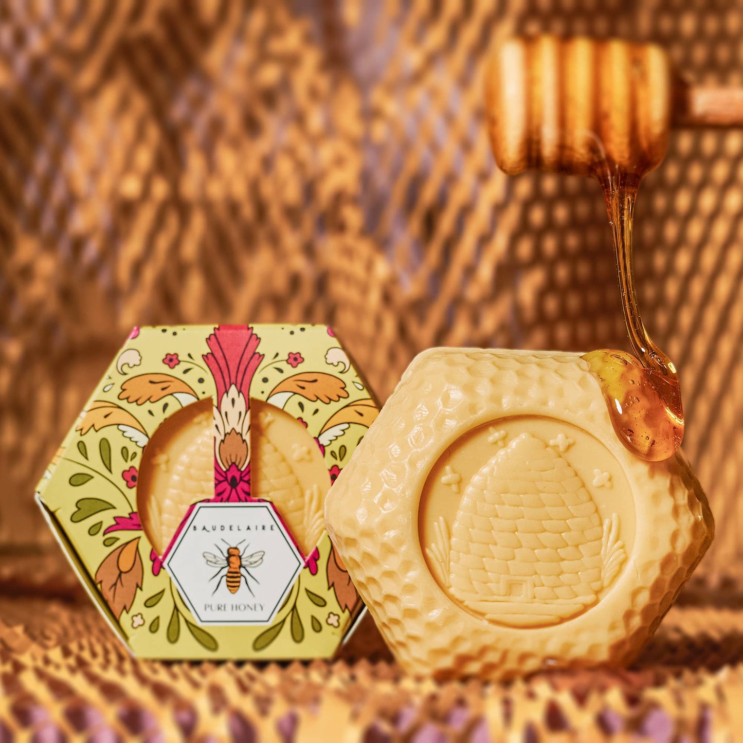 Baudelaire Pure Honey Soap, 3.5oz