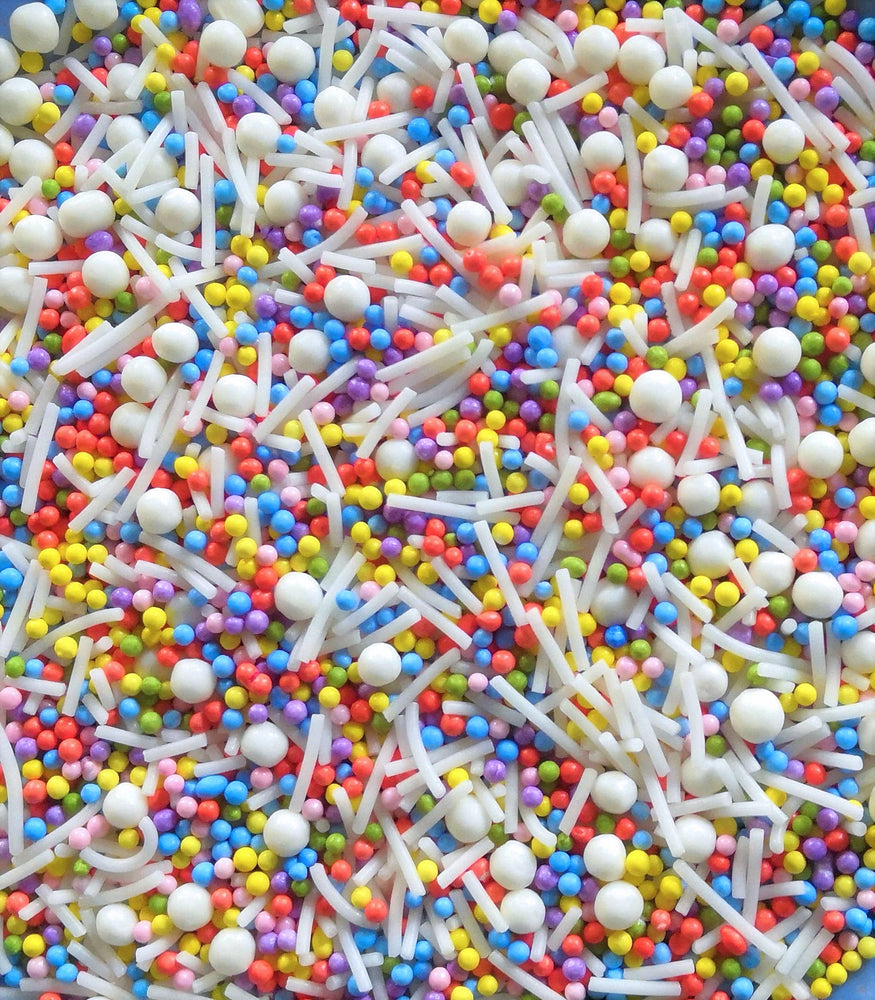 Supernatural Dye-Free Rainbow Pop! Nonpareil Sprinkles
