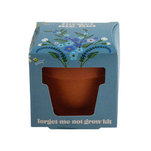 Buzzy Seeds Mini Pot Grow Kit, Forget-Me-Not