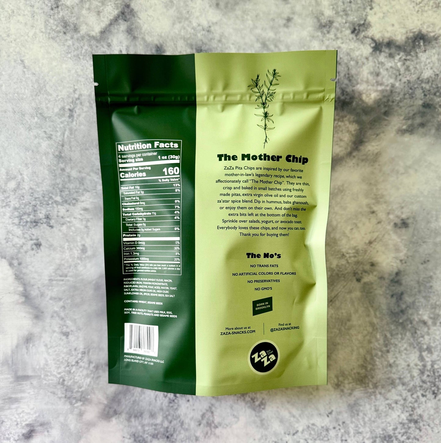 ZaZa Za'atar Pita Chips