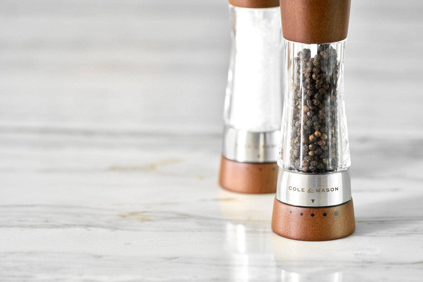 Cole & Mason Derwent Forest Wood Salt & Pepper Set