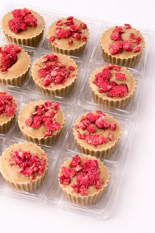 Morito Chocolates - Vanilla Coconut Raspberry- Mini Cups