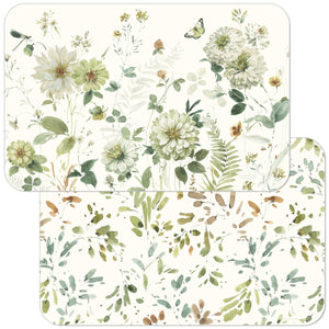 Green Fields Reversible Easy Care Flexible Plastic Placemat