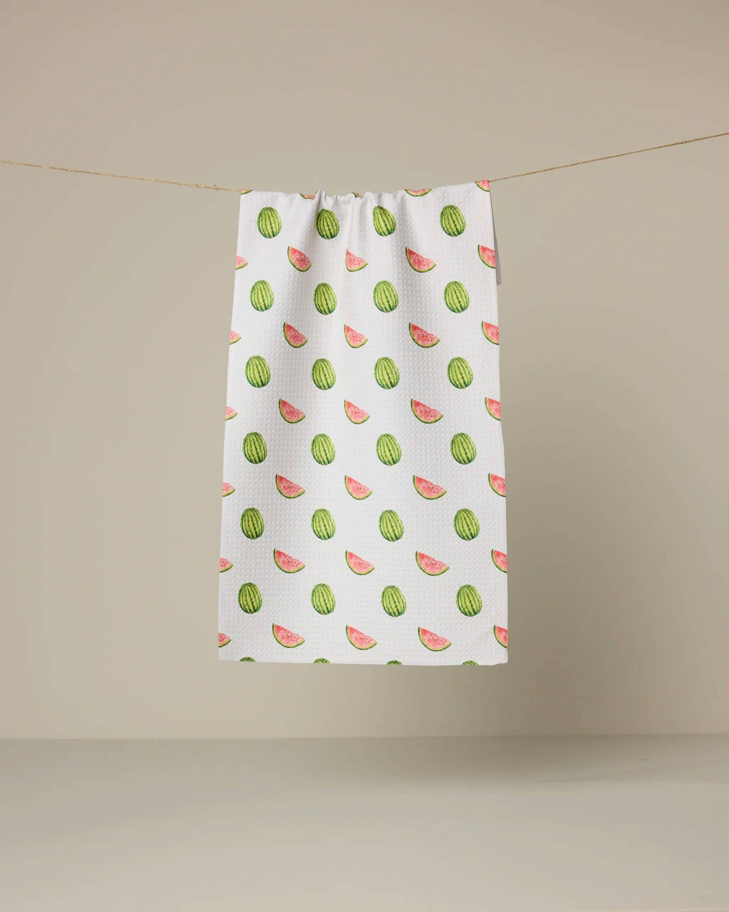 Geometry - Melon Market Scattered Bar Towel