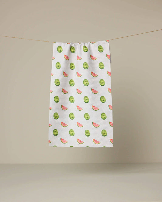 Geometry - Melon Market Scattered Bar Towel