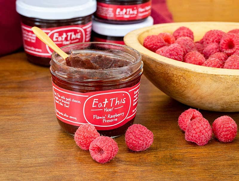 Eat This Yum -   Flamin' Raspberry Preserve