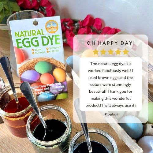 Natural Earth Paint Natural Egg Dye Kit